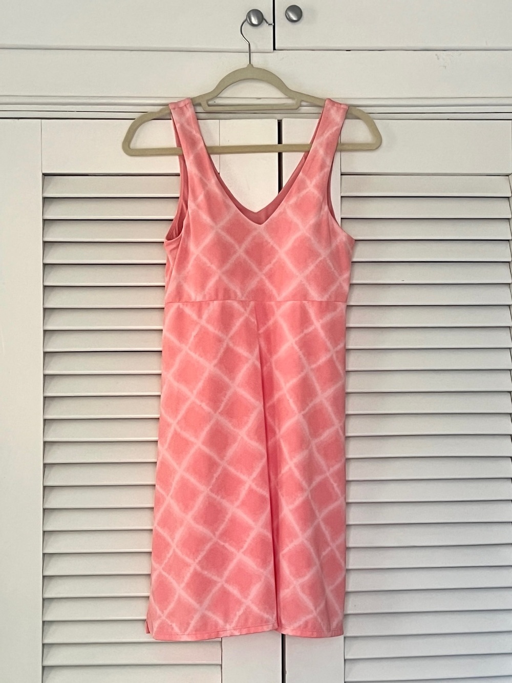 Carve Designs Pink Summer Dress with shelf bra and removable pads.
